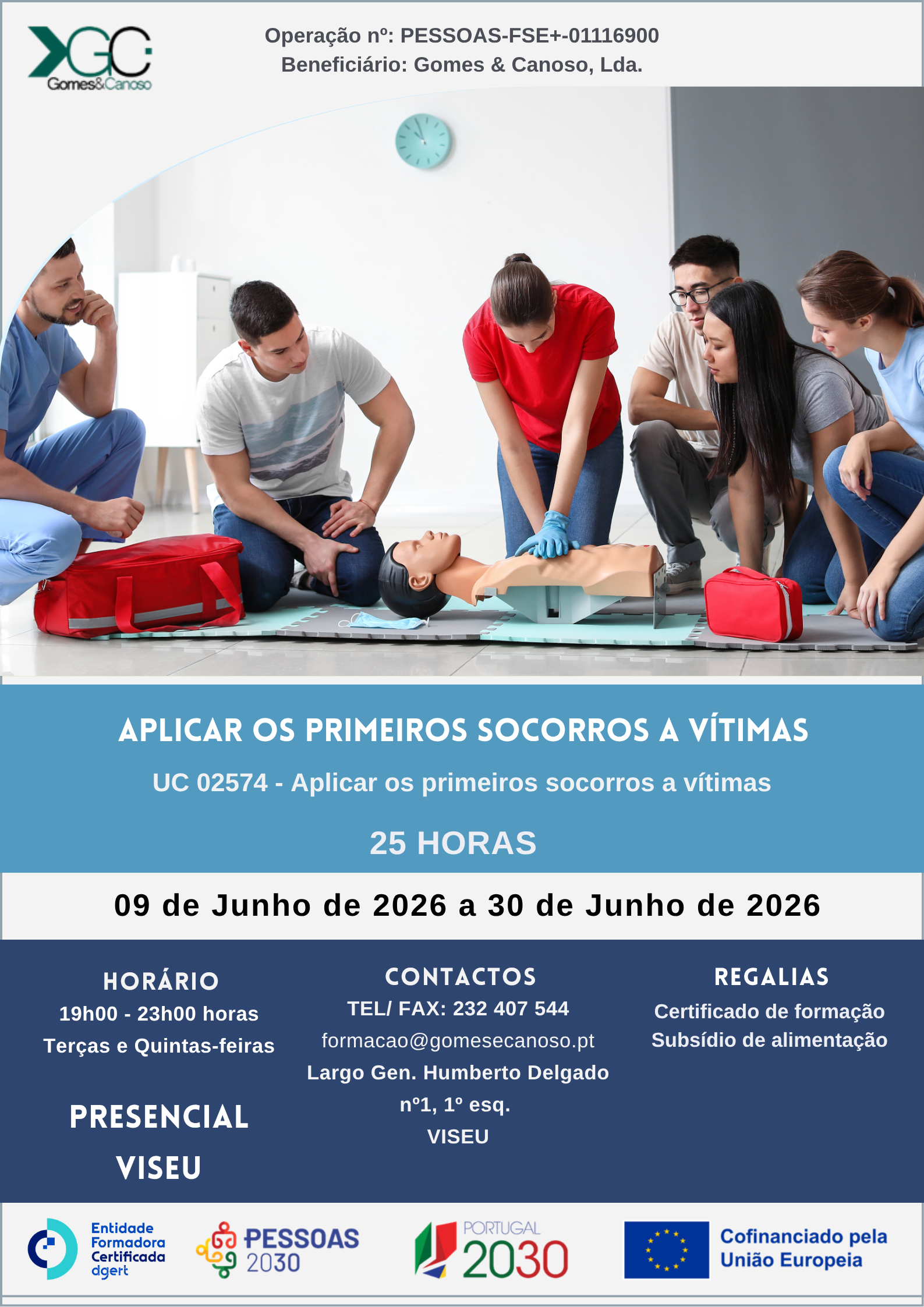 Aplicar os primeiros socorros a vítimas